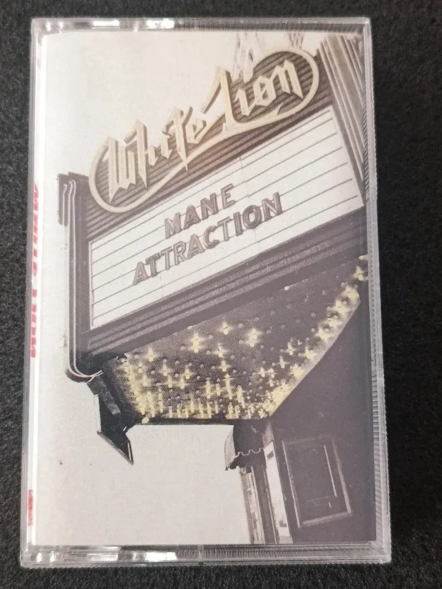 K7 Cassete - White Lion - Mane Attraction * Us - Hard - 1991