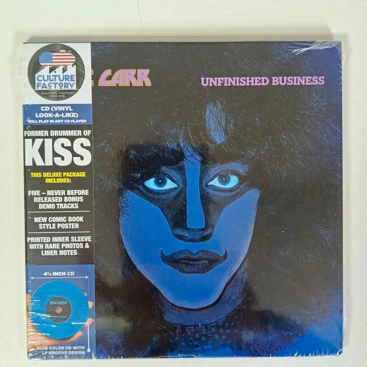 Cd Eric Carr-unfinished Business*com Bonus Kiss Solo