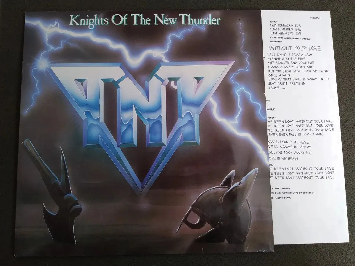 Lp - Tnt - (knights Of The New Thunder * Eu - 1984