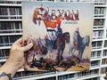 Lp Saxon - Crusader * Nac - De Época - Usado - Veja Fotos