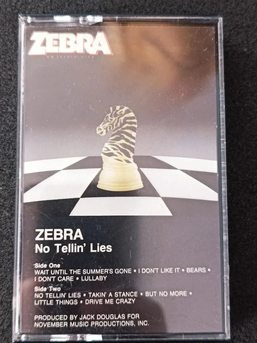 K7 Cassete - Zebra - No Tellin' Lies * Us - Hard Rock - 1984