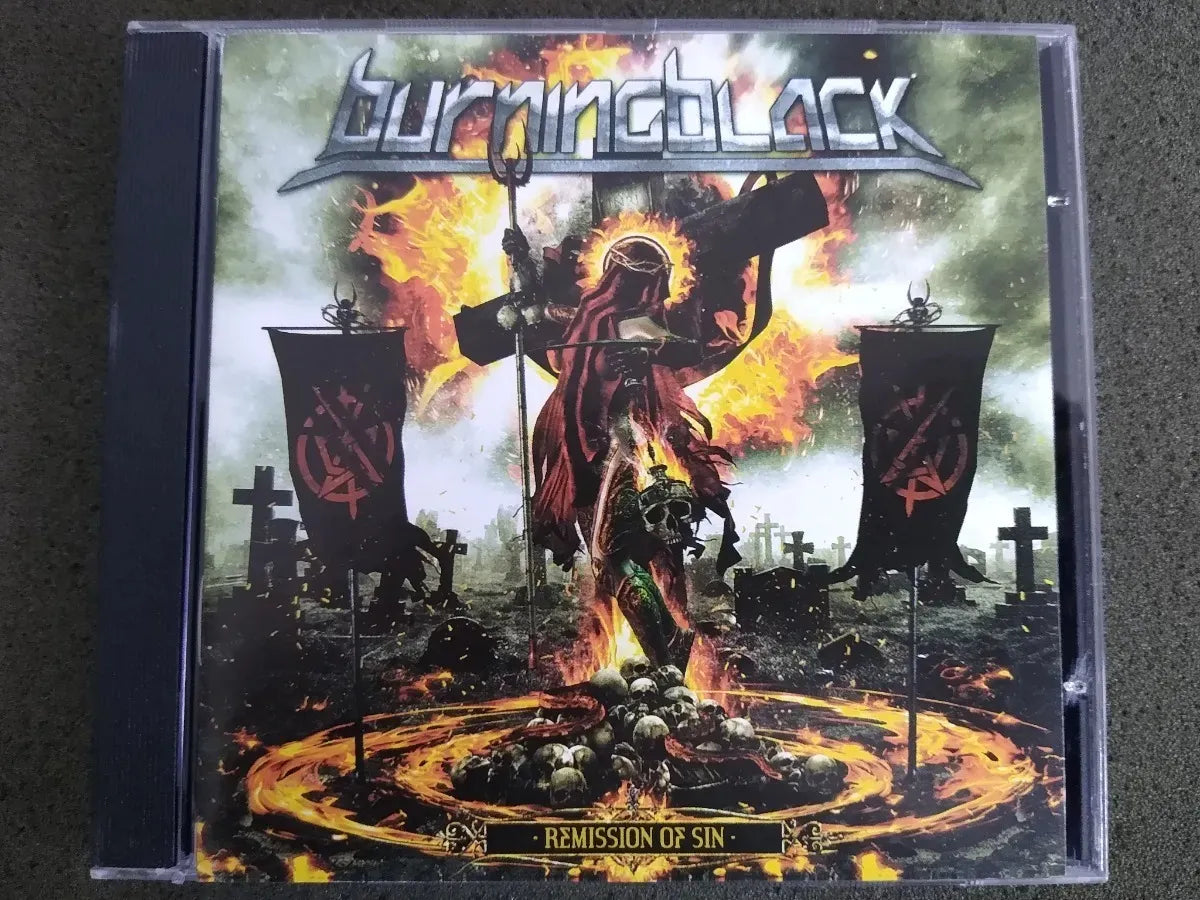 Cd - Burning Black -  Remission Of Sin *imp - Heavy - 2014