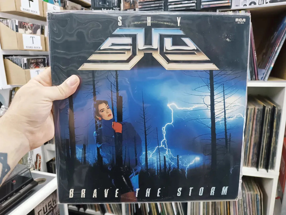Lp Shy - Brave The Storm * Us - Hard Rock - 1985