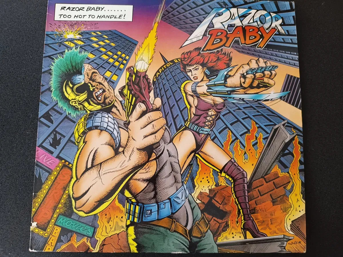 Lp Razor Baby - Too Hot To Handle * Germ - Hard Rock - 1988