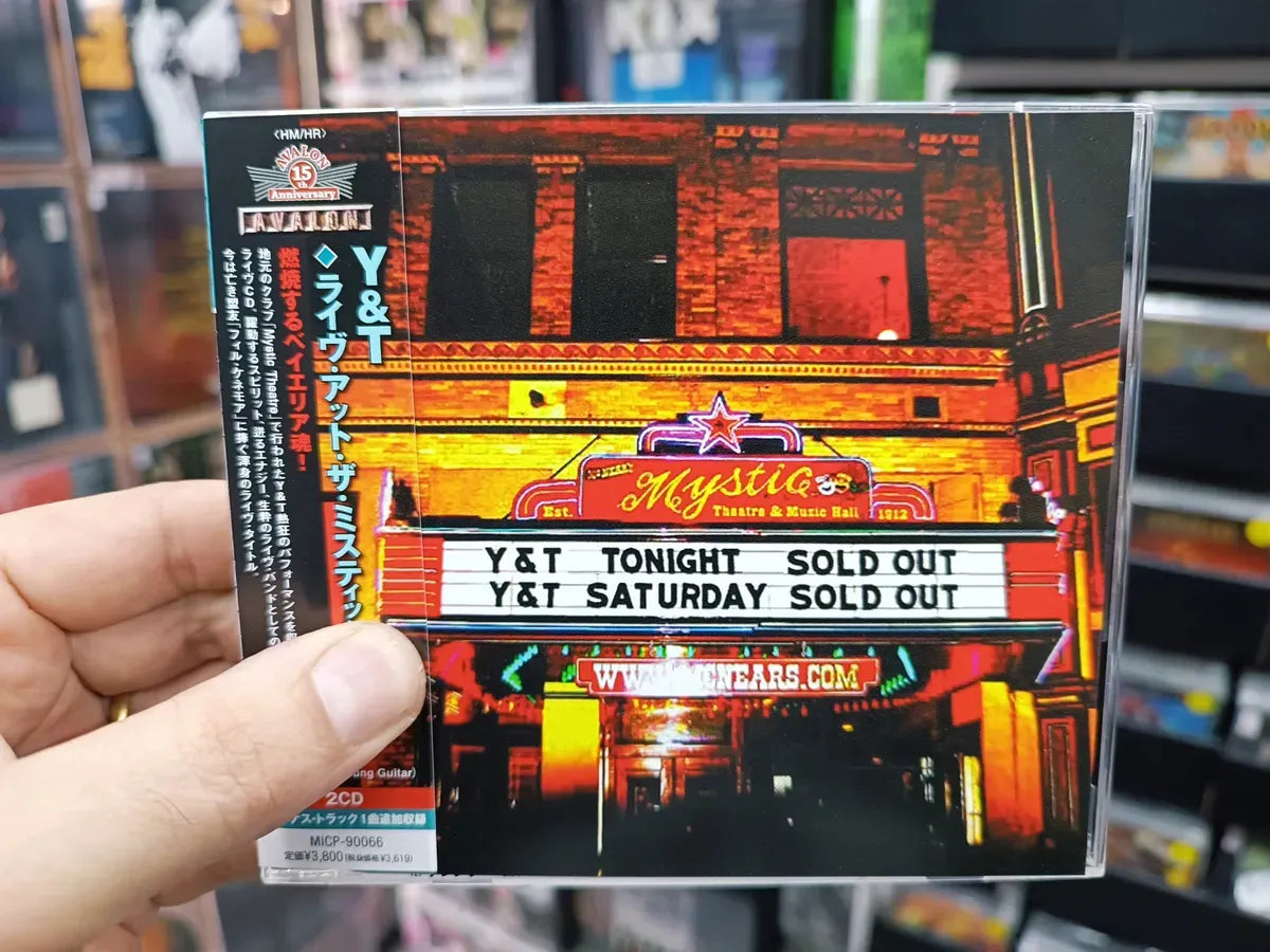 Cd Y & T - Live At The Mystic * Jap C/ Obi - Duplo - Avalon