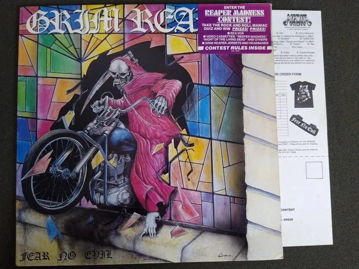 Lp - Grim Reaper  Fear No Evil (vinyl De Época 1985) - Imp