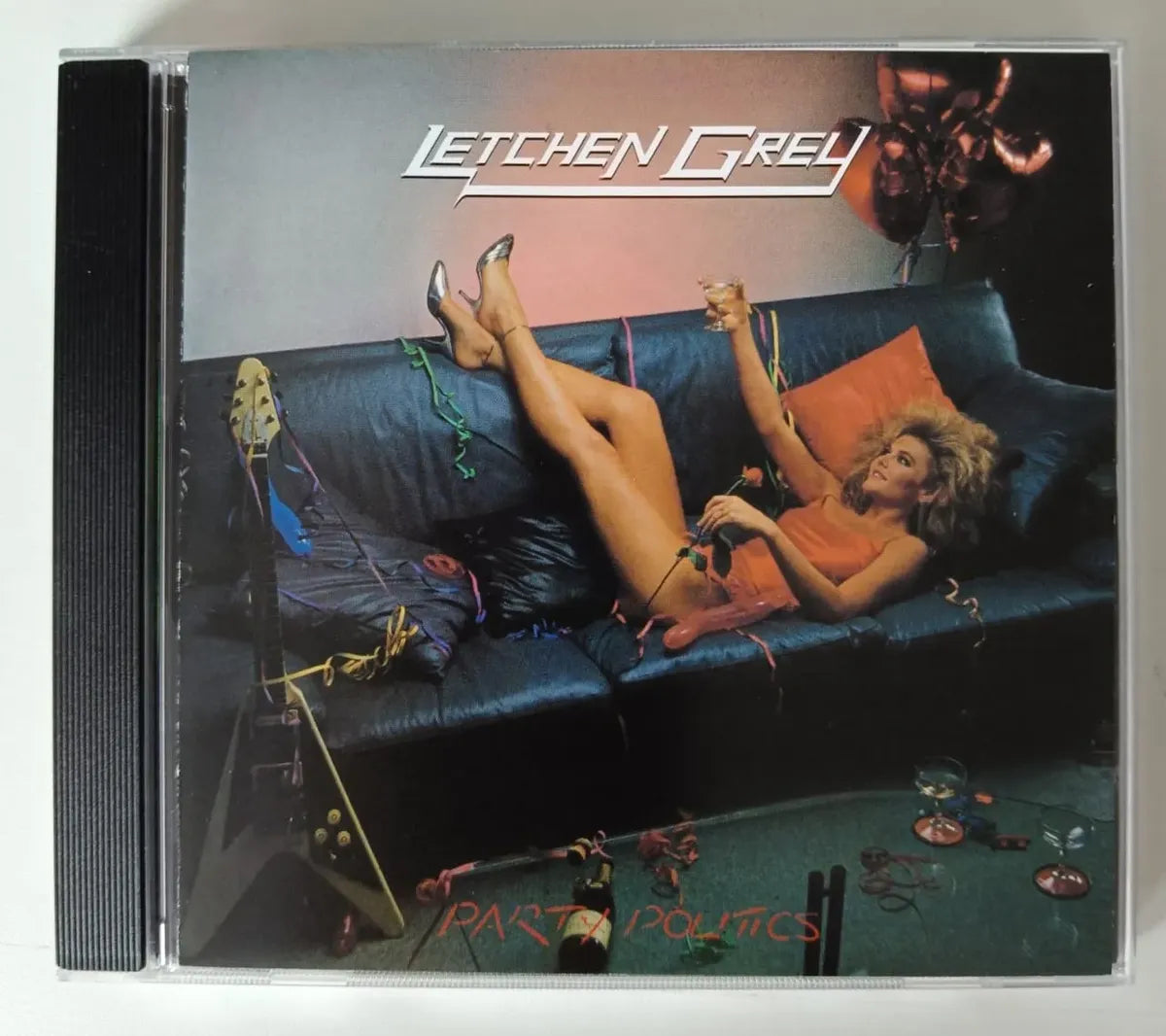 Cd Letchen Grey- Party Politics 1986 Hard Rock  Cd Importado