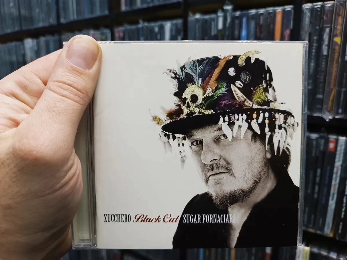 Cd Zucchero Sugar Fornaciari - Black Cat * Nac - Folk Rock