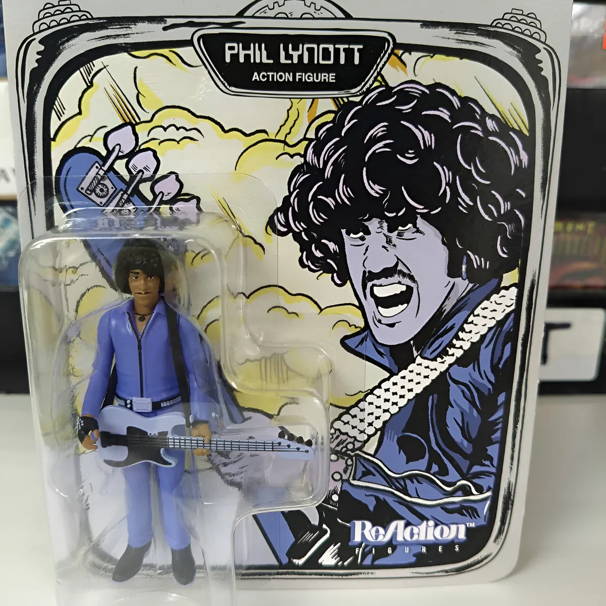 Boneco Super 7 Thin Lizzy- Phil Lynott No Blister Importado